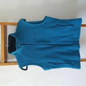 COLUMBIA WOMEN'S TEAL FLEECE VEST SIZE MEDIUM